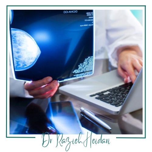 نتایج بررسی تصویربرداری سینه نتایج بررسی تصویربرداری سینه
